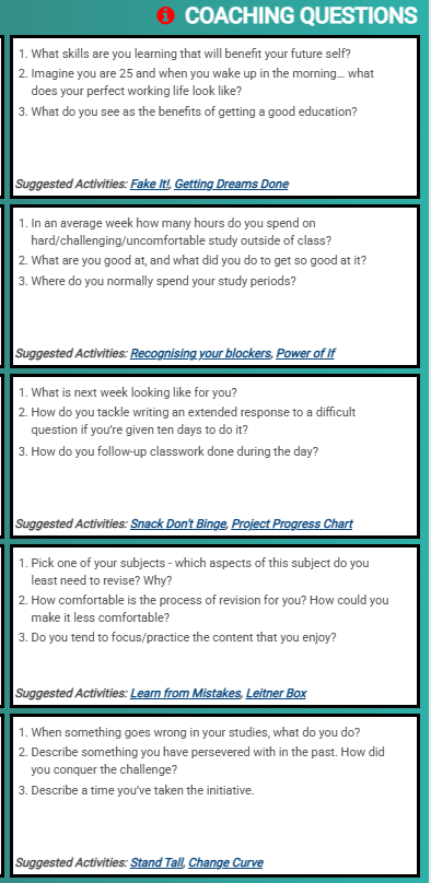 Coaching Comments Interface